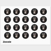 Matching Group Outfit #3 van 3 - Drie blinde muize Ronde Sticker (Vel)