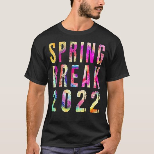 Matching Group Spring Break 2022 Tie Dye G T-shirt (Voorkant)