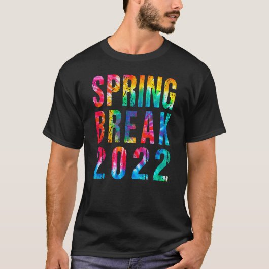 Matching Group Spring Break 2022 Tie Dye G T-shirt (Voorkant)