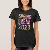 Matching Group Spring Break 2023 Tie Dye G T-shirt (Voorkant)