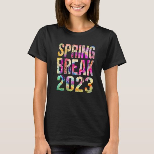 Matching Group Spring Break 2023  Tie Dye G T-shirt (Voorkant)