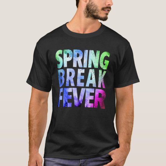 Matching Group Spring Break Fever Tie Dye T-shirt (Voorkant)