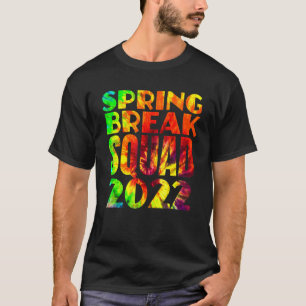 Matching Group Spring Break Squad 2022 Stropdas T-shirt