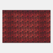 Matching Halloween Black Rozen Gothic White Lace R Inpakpapier Vel (Voorkant 2)