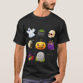 Matching Halloween Couple T-Shirts | Spooky Pumpki (Voorkant)