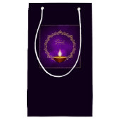 Matching Happy Diwali Paars Klein Cadeauzakje (Voorkant)