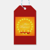 Matching Happy Diwali Yellow Cadeaulabel (Voorkant)