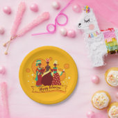 Matching Happy Kwanzaa 3 Dames 7" Papieren Bordje (Feest)