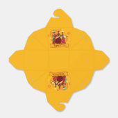 Matching Happy Kwanzaa 3 Dames geel Bedankdoosjes (Uitgevouwen)