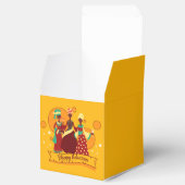 Matching Happy Kwanzaa 3 Dames geel Bedankdoosjes (Geopend)