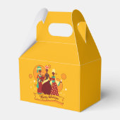 Matching Happy Kwanzaa 3 Dames geel Bedankdoosjes (Achterkant)