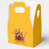 Matching Happy Kwanzaa 3 Dames geel Bedankdoosjes (Geopend)