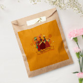 Matching Happy Kwanzaa 3 Dames geel Bedankzakje (Gezegeld)