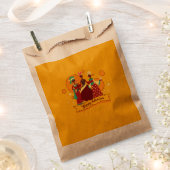 Matching Happy Kwanzaa 3 Dames geel Bedankzakje (Geknipt)