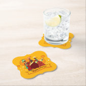 Matching Happy Kwanzaa 3 Dames geel Kartonnen Onderzetters (Insitu)