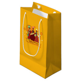 Matching Happy Kwanzaa 3 Dames geel Klein Cadeauzakje