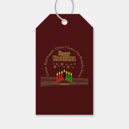 Matching Happy Kwanzaa Seven Principles Cadeaulabel