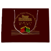 Matching Happy Kwanzaa Seven Principles Groot Cadeauzakje (Voorkant)