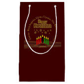 Matching Happy Kwanzaa Seven Principles Klein Cadeauzakje (Voorkant)