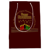 Matching Happy Kwanzaa Seven Principles Medium Cadeauzakje (Voorkant)