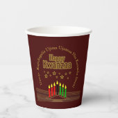 Matching Happy Kwanzaa Seven Principles Papieren Bekers (Voorkant)