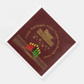 Matching Happy Kwanzaa Seven Principles Servet (Hoek)