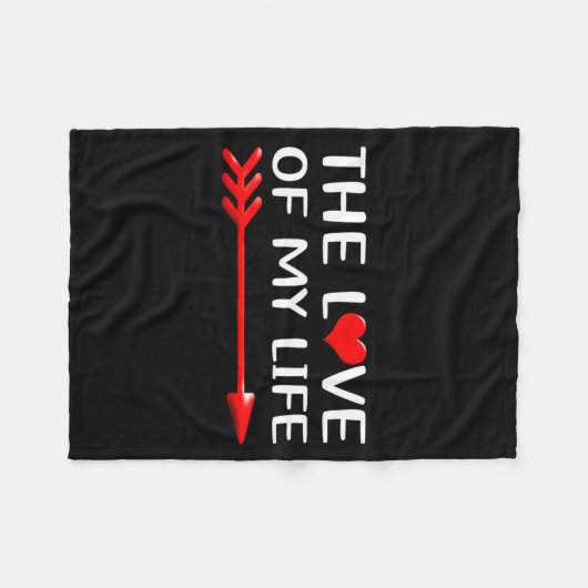 Matching His And Hers Couples Funny Set Valentine Fleece Deken (Voorkant (Horizontaal))