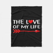 Matching His And Hers Couples Funny Set Valentine  Fleece Deken (Voorkant)