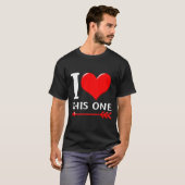 Matching His And Hers Couples Funny Set Valentine  T-shirt (Voorkant volledig)