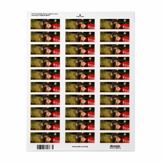 Matching Holiday Magic Etiket (Full Sheet)