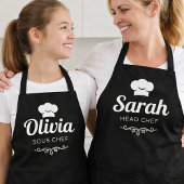 Matching Kitchen Aprons for Parent and Child Schort