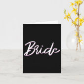 Matching klaarmaken bruid & amp; bruidegom bruilof kaart (Gele Bloem)