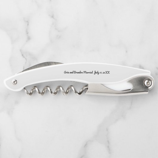 Matching Kurkentrekker to Open Wine Bottle for Wed (Achterkant)