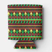 Matching Kwanzaa Yellow Red Black Green Blikjeskoeler (Achterkant)