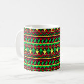 Matching Kwanzaa Yellow Red Black Green Koffiemok (Voorkant links)