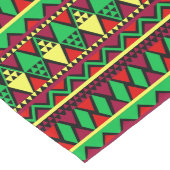 Matching Kwanzaa Yellow Red Black Green Lange Tafelloper (Hoek)