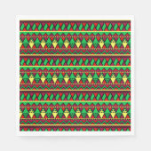 Matching Kwanzaa Yellow Red Black Green Luncheon Servet (Voorkant)