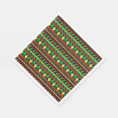 Matching Kwanzaa Yellow Red Black Green Luncheon Servet (Hoek)