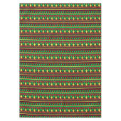 Matching Kwanzaa Yellow Red Black Green medium Tafelkleed (Voorkant)