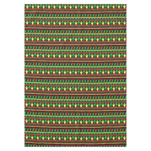 Matching Kwanzaa Yellow Red Black Green medium Tafelkleed (Voorkant)