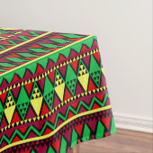 Matching Kwanzaa Yellow Red Black Green medium Tafelkleed (Voorbeeld)