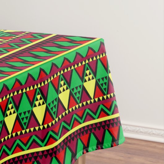 Matching Kwanzaa Yellow Red Black Green medium Tafelkleed (Voorbeeld)