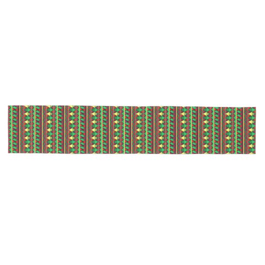 Matching Kwanzaa Yellow Red Black Green Medium Tafelloper (Horizontaal)