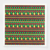 Matching Kwanzaa Yellow Red Black Green Servet (Voorkant)