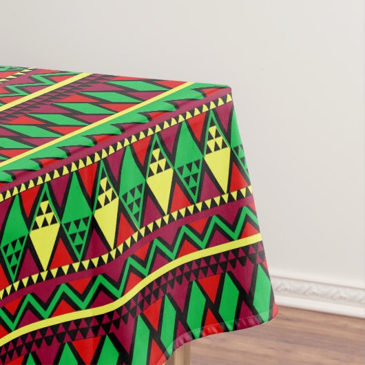 Matching Kwanzaa Yellow Red Black Green Tafelkleed (Voorbeeld)