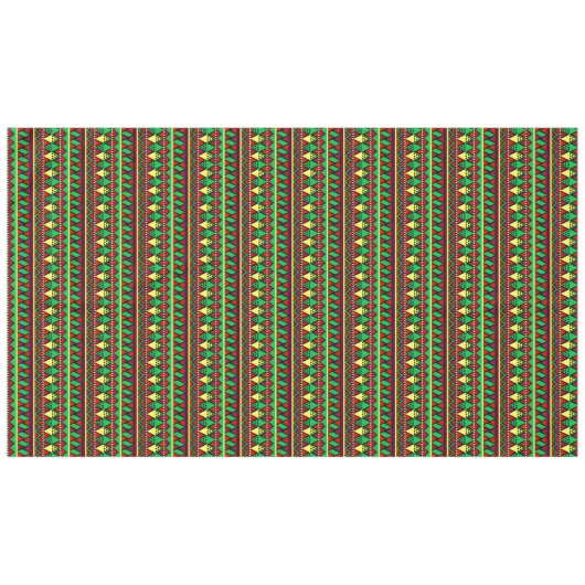 Matching Kwanzaa Yellow Red Black Large Tafelkleed (Voorkant (Horizontaal))
