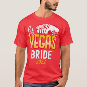 Matching Las Vegas 2022 Wedding Bride and Groom Ve T-shirt