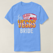 Matching Las Vegas Wedding Bride and Groom Vegas B T-shirt (Design voorkant)