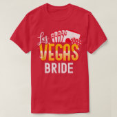 Matching Las Vegas Wedding Bride and Groom Vegas B T-shirt (Design voorkant)