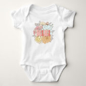 Matching Mama en mij Mini Retro Bloemen Romper (Voorkant)